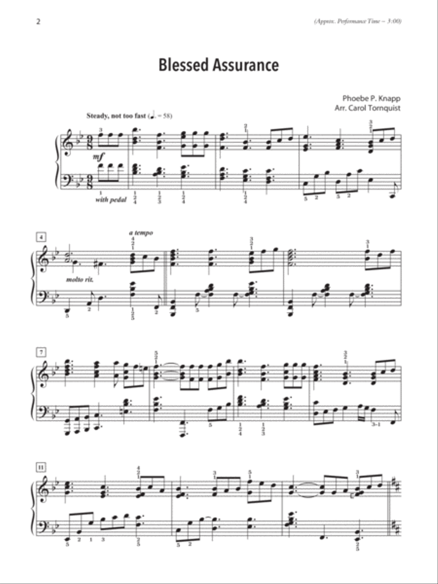 Postludes for Worship -- Hymns Piano Solo scores gallery preview page 3