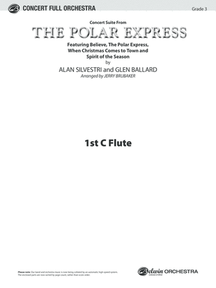 Book cover for The Polar Express, Concert Suite from: Flute