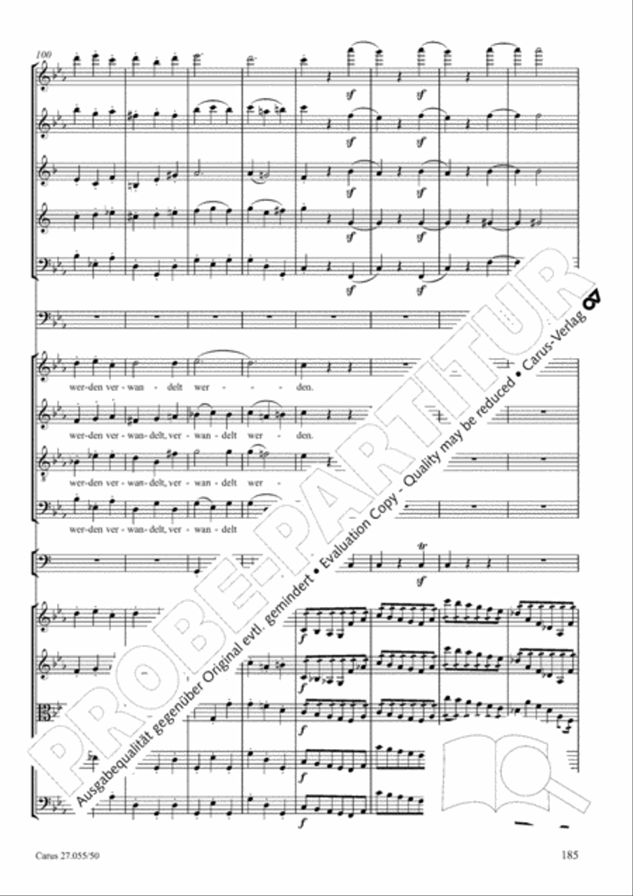 Ein Deutsches Requiem (German Requiem) 4-Part scores gallery preview page 192