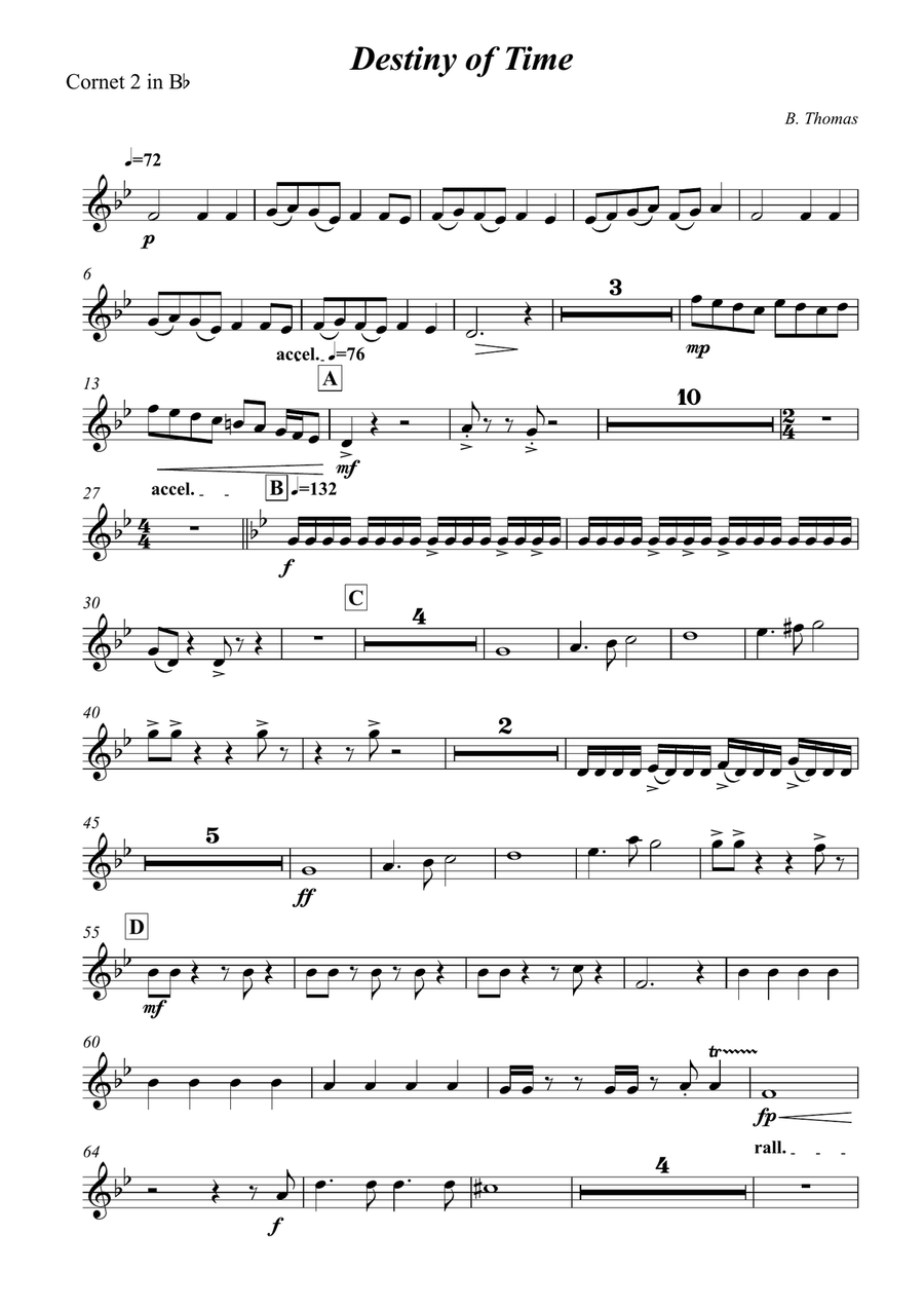 Destiny of Time Destiny of Time School and Community scores gallery preview page 3