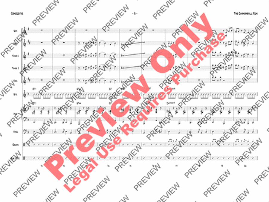 The Cannonball Run The Cannonball Run Jazz Ensemble scores gallery preview page 11