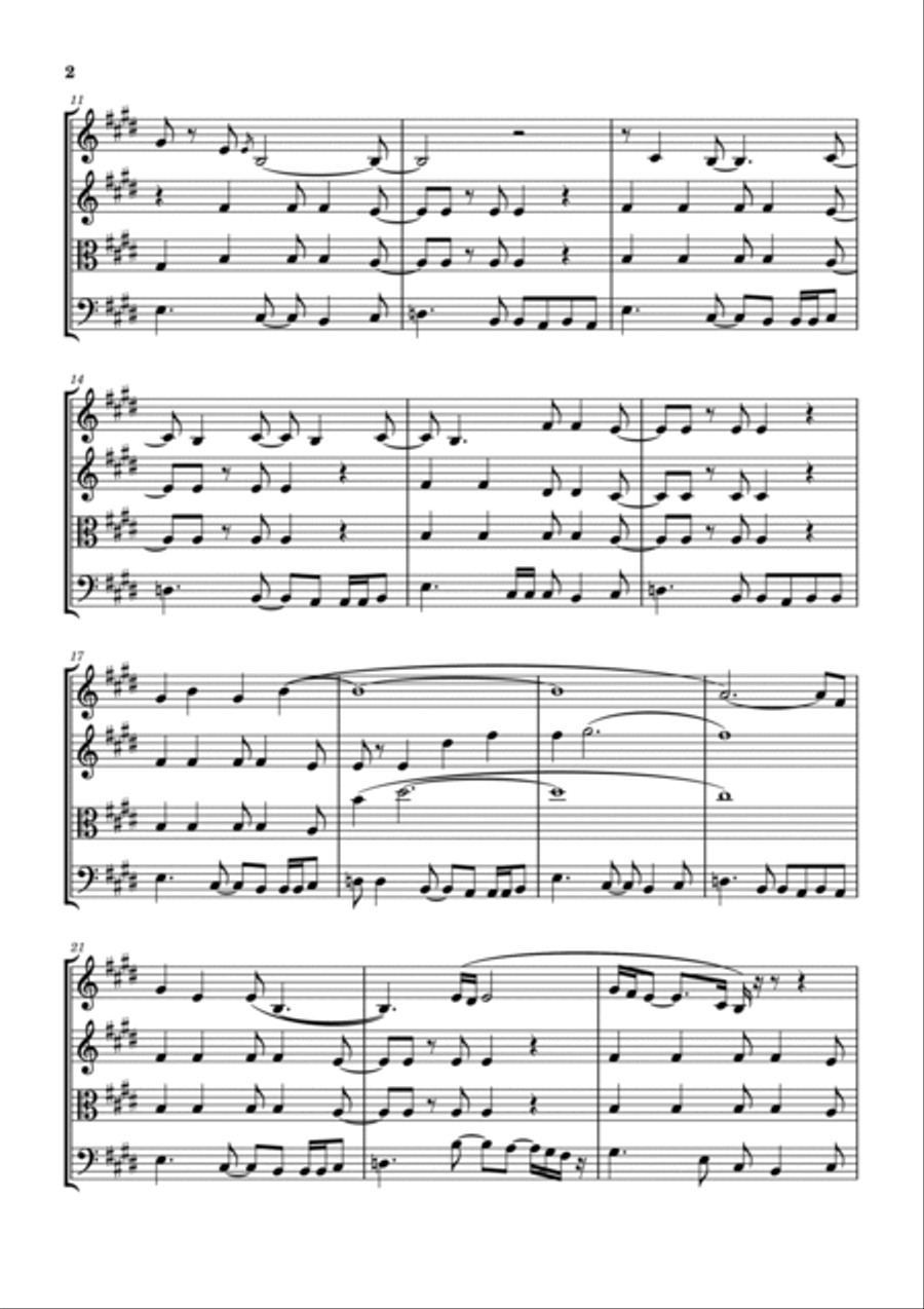 All Day Music String Quartet scores gallery preview page 3