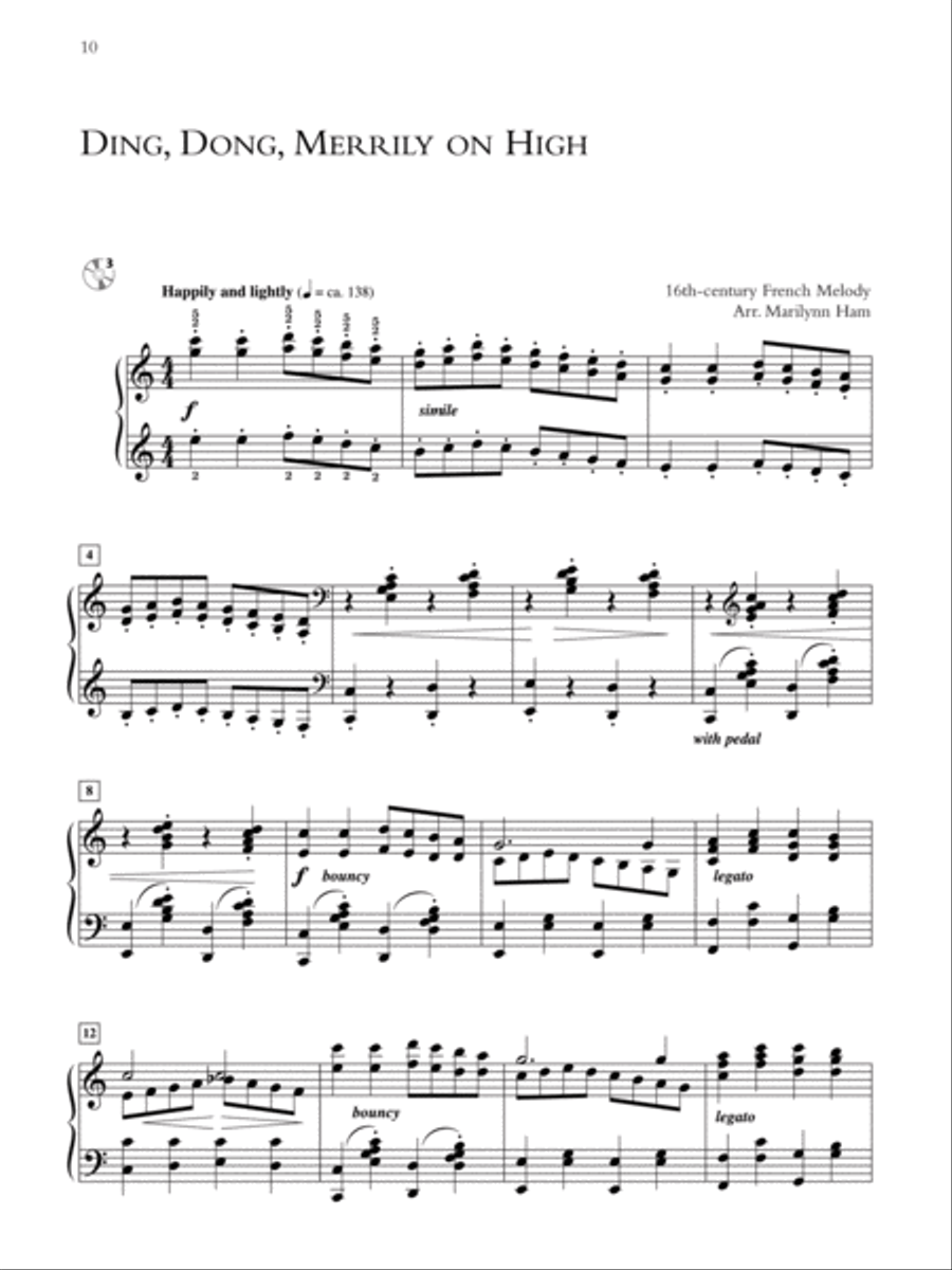 Glory to the Newborn King Piano Solo scores gallery preview page 6