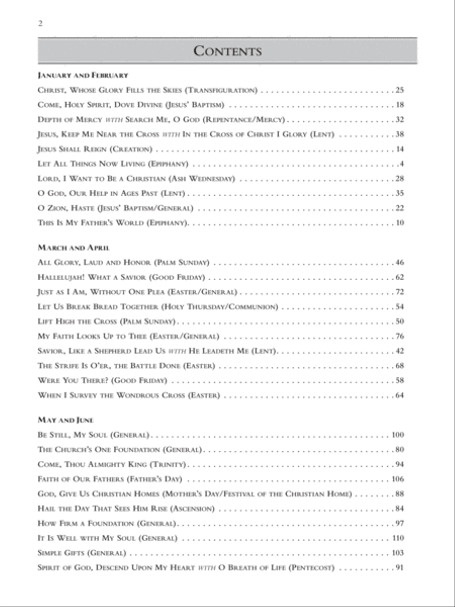 What Can I Play on Sunday?, Complete Collection Piano Solo scores gallery preview page 2