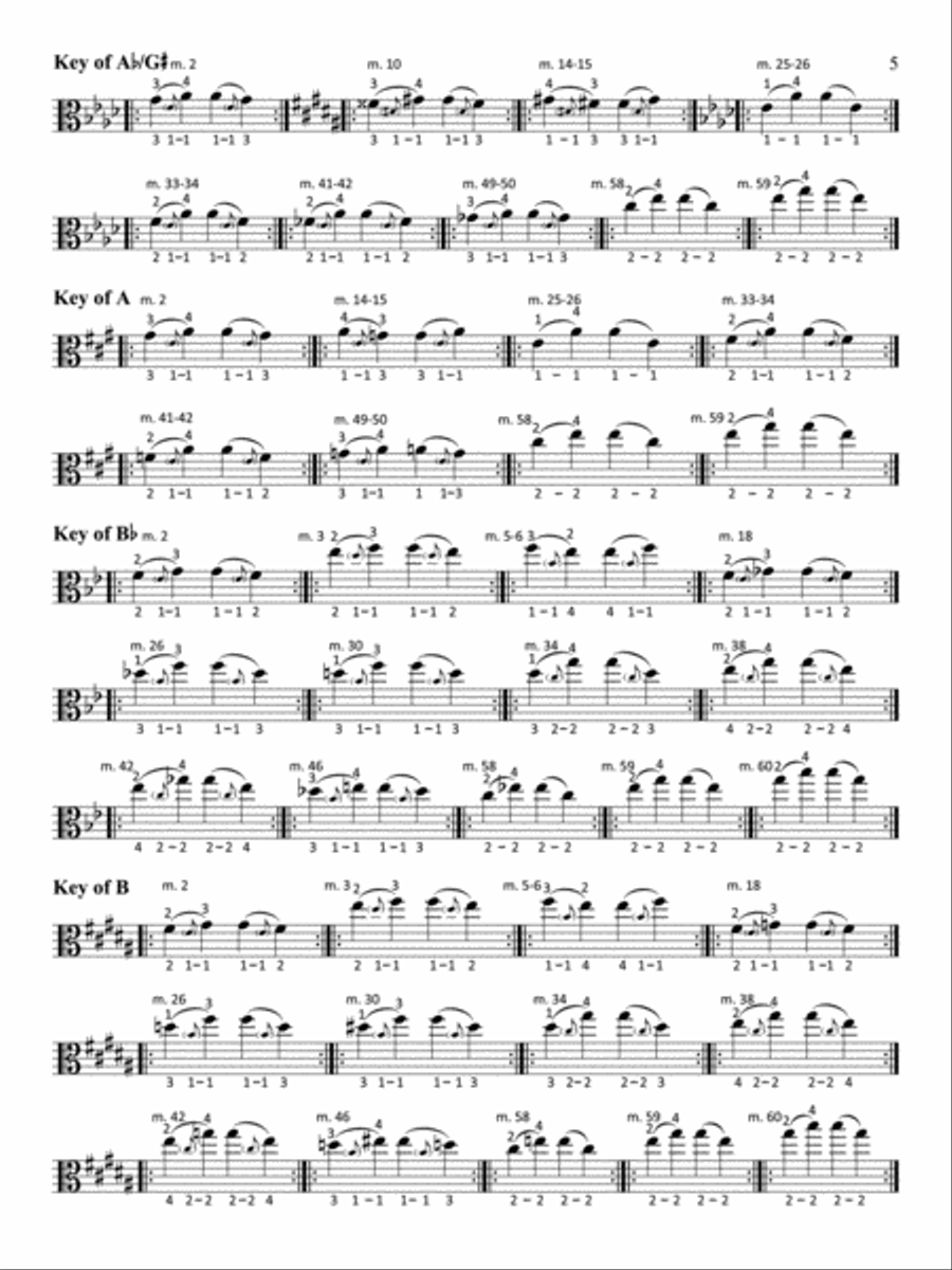 Scales for Young Violists Viola Solo scores gallery preview page 5