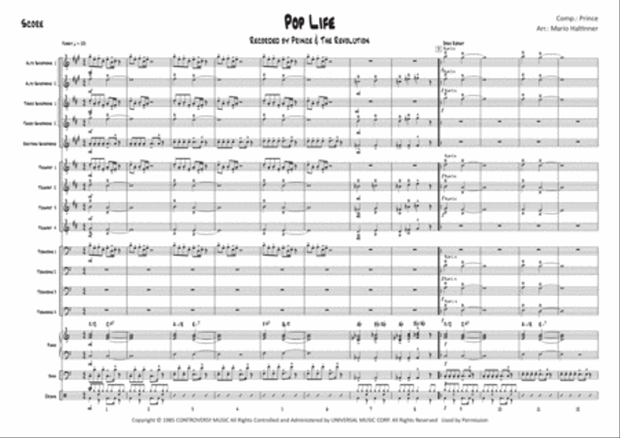 Pop Life Jazz Ensemble scores gallery preview page 2