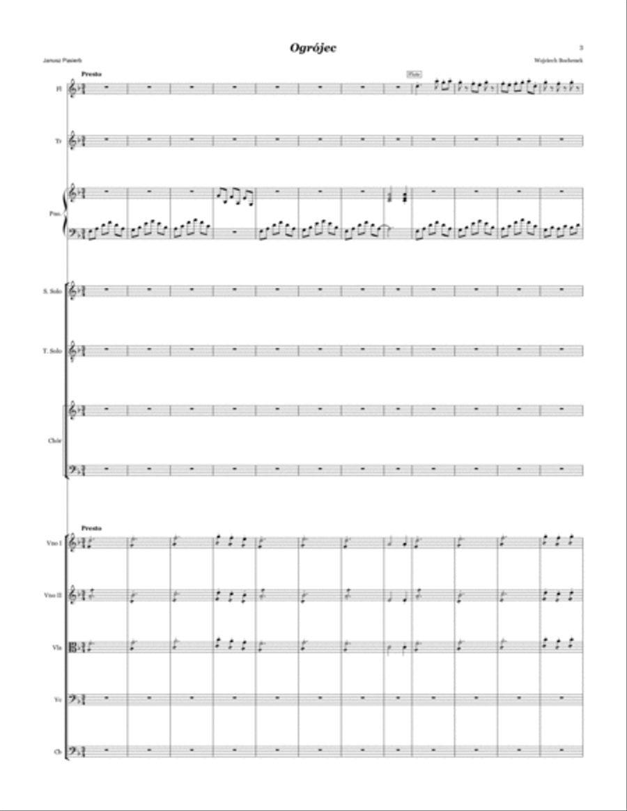 Ogrójec (Oratorium na Wielki Post) Chamber Orchestra scores gallery preview page 4