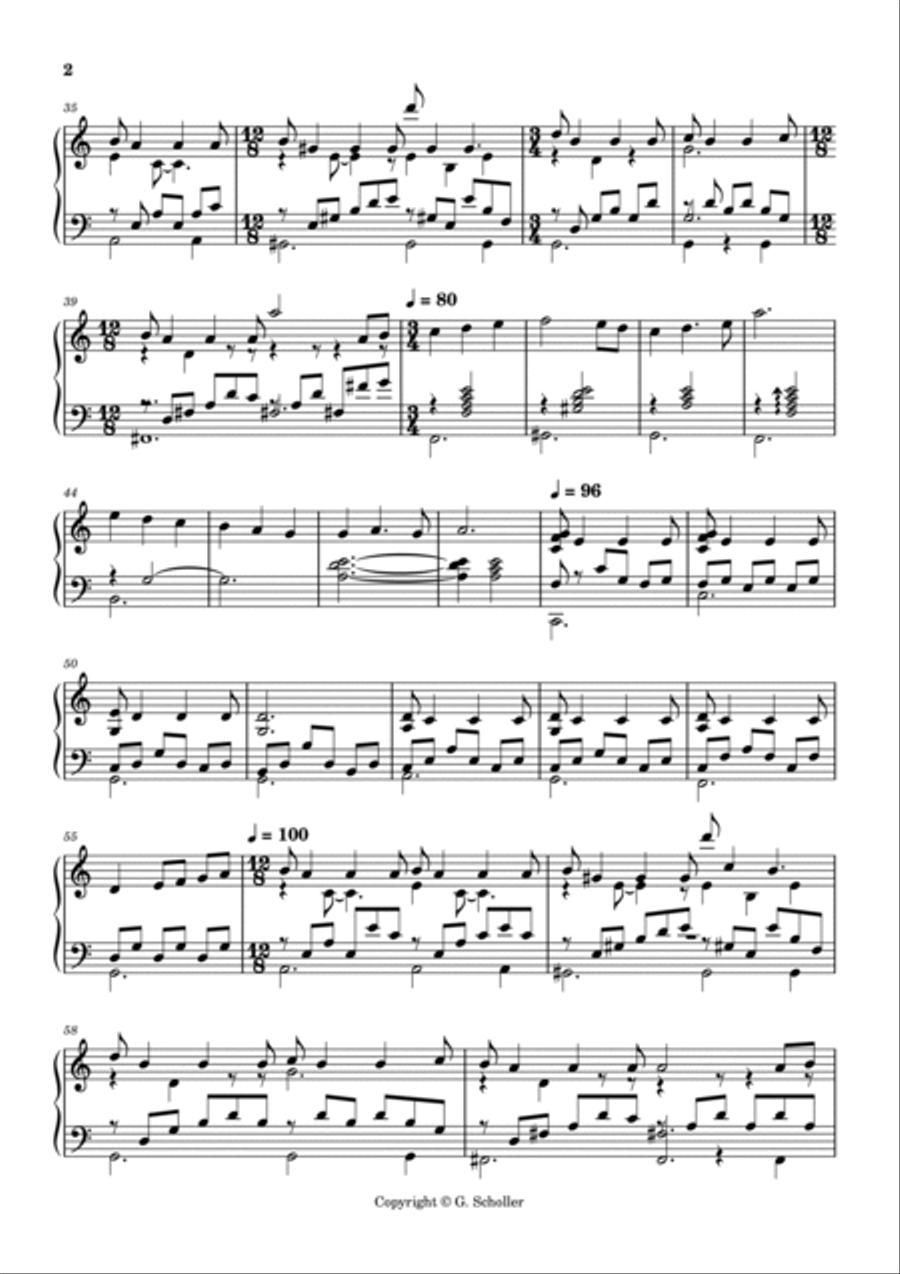 Echoes of Eternity Piano Solo scores gallery preview page 2