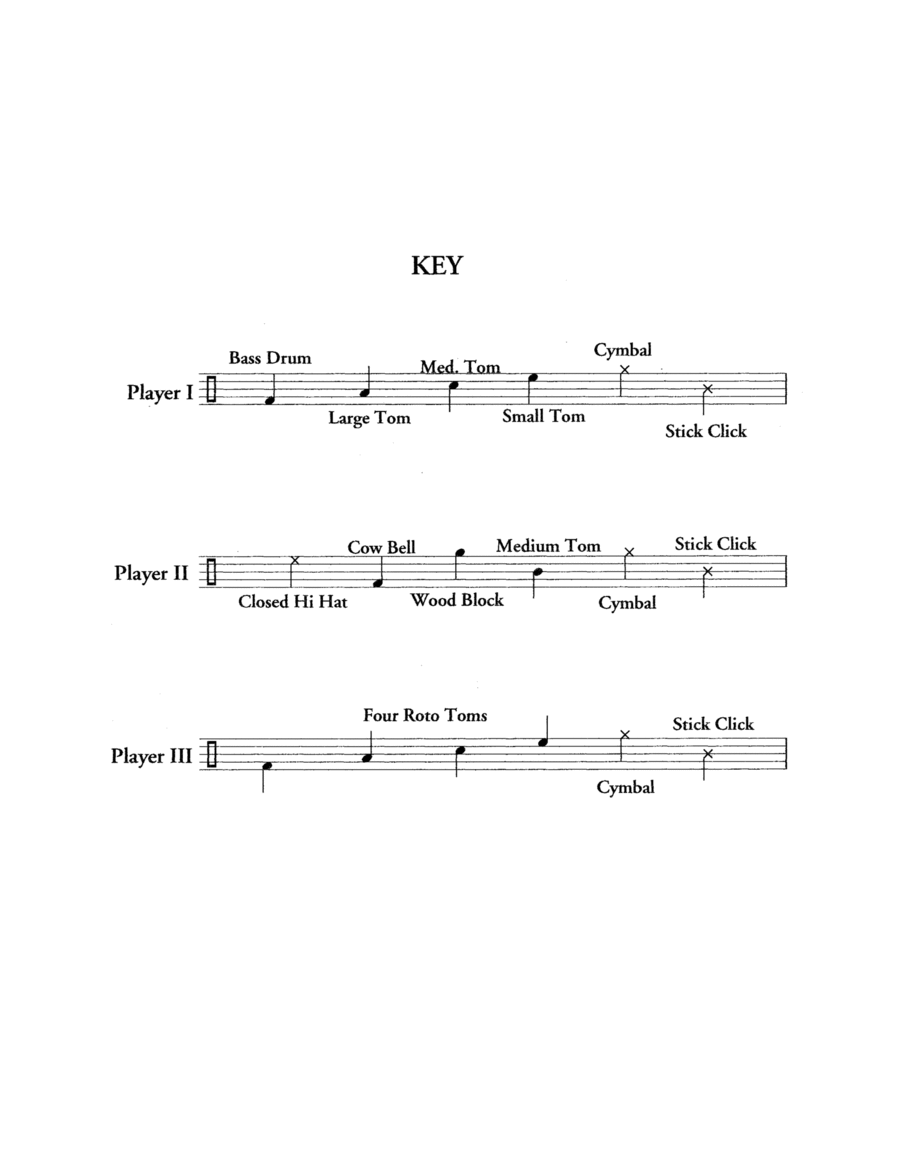 Rain Dance Percussion scores gallery preview page 1