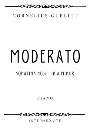 Book cover for Gurlitt - Moderato from Sonatina No. 4 in A minor - Intermediate