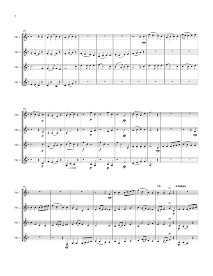 An English Folksong Suite Horn scores gallery preview page 3