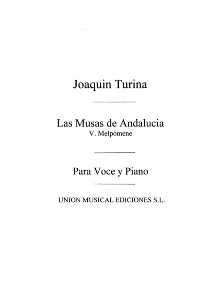 Musas De Andalucia No5 Melpomene Piano Piano Solo scores gallery preview page 1
