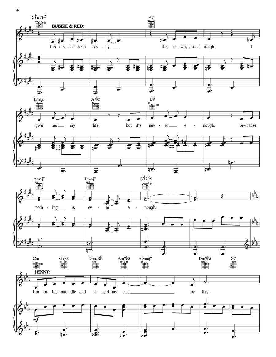 For This For This Piano, Vocal, Guitar scores gallery preview page 4