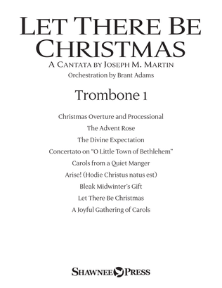 Book cover for Let There Be Christmas Orchestration - Trombone 1