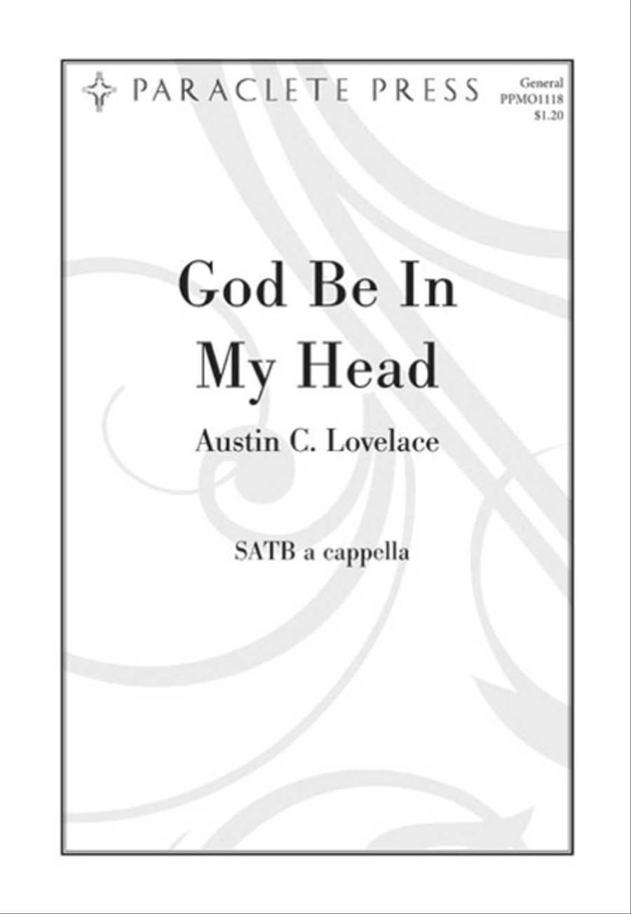 God Be In My Head 4-Part scores gallery preview page 1