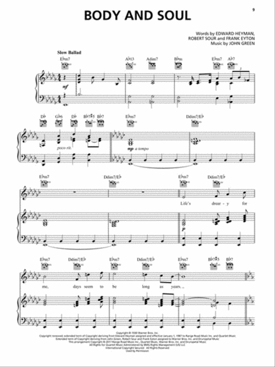 The Best Songs Ever – 9th Edition Piano, Vocal, Guitar scores gallery preview page 4