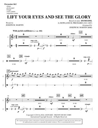 Lift Your Eyes And See The Glory - Percussion 1 & 2