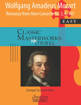 Book cover for Romanza from Horn Concerto No. 3, K447 for String Orchestra