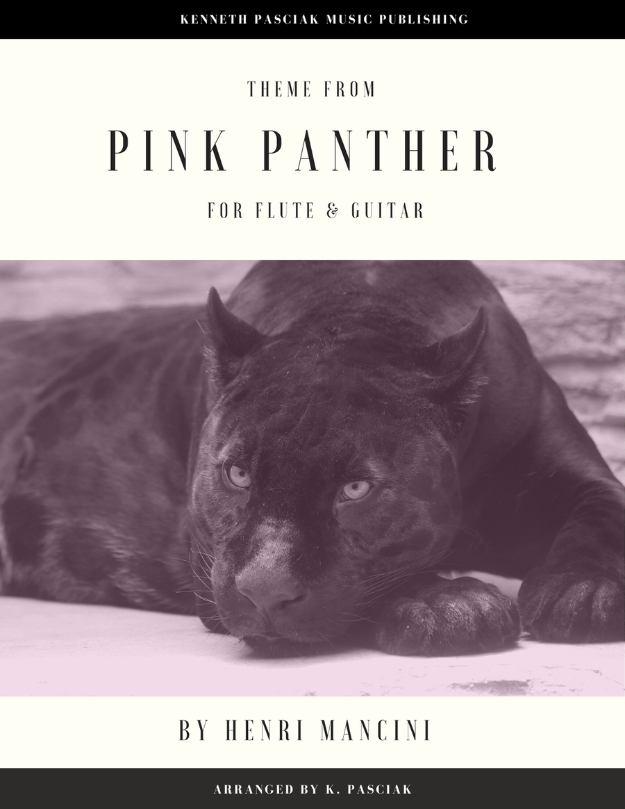 The Pink Panther Flute scores gallery preview page 1