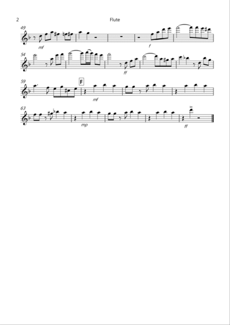Tasty Tango for Wind Quartet Woodwind Quartet scores gallery preview page 6