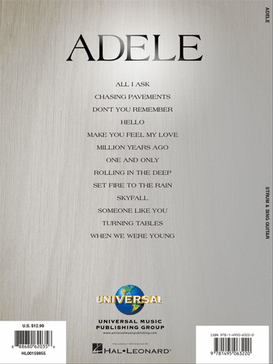 Adele - Strum & Sing Guitar Electric Guitar scores gallery preview page 6