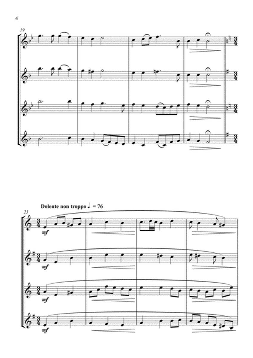 Variations on Hark! The Herald Angels Sing - Saxophone Quartet image number null
