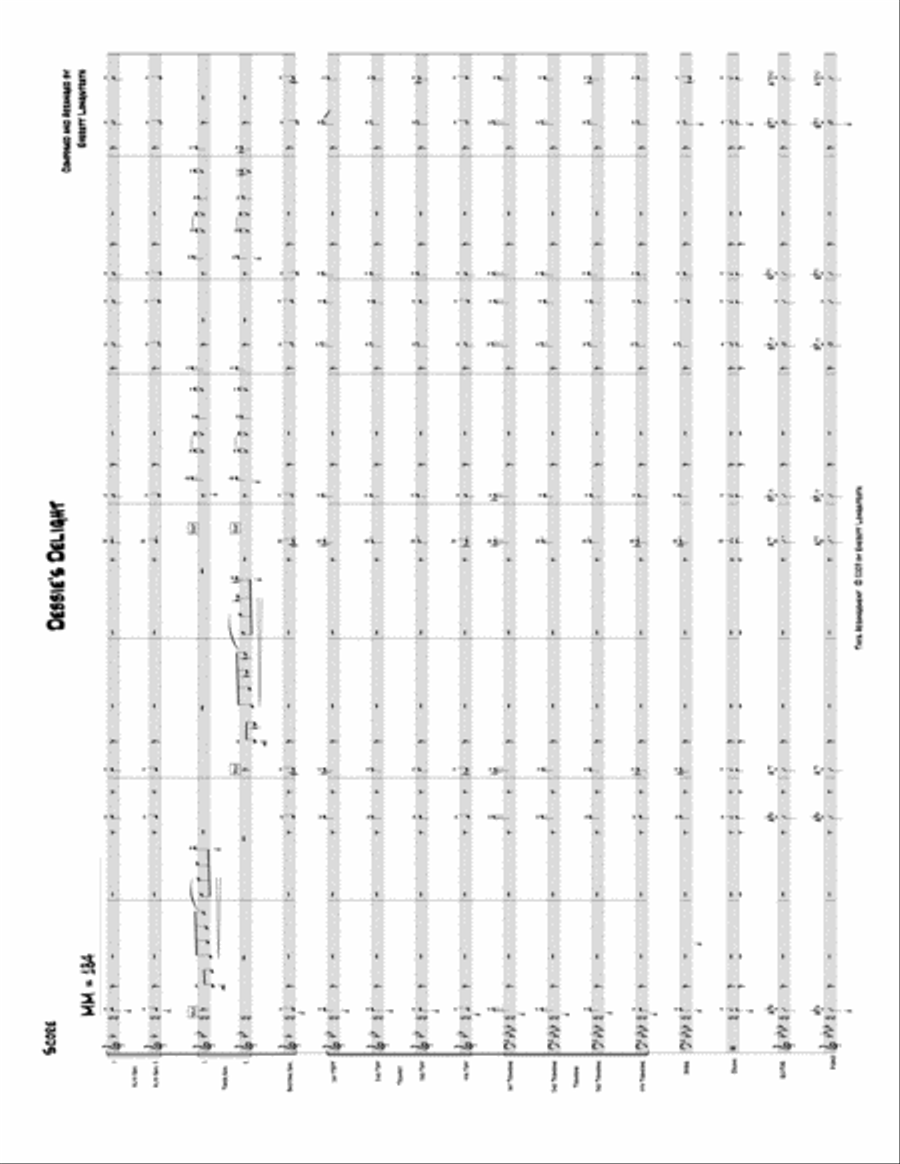 Debbie's Delight Jazz Ensemble scores gallery preview page 1