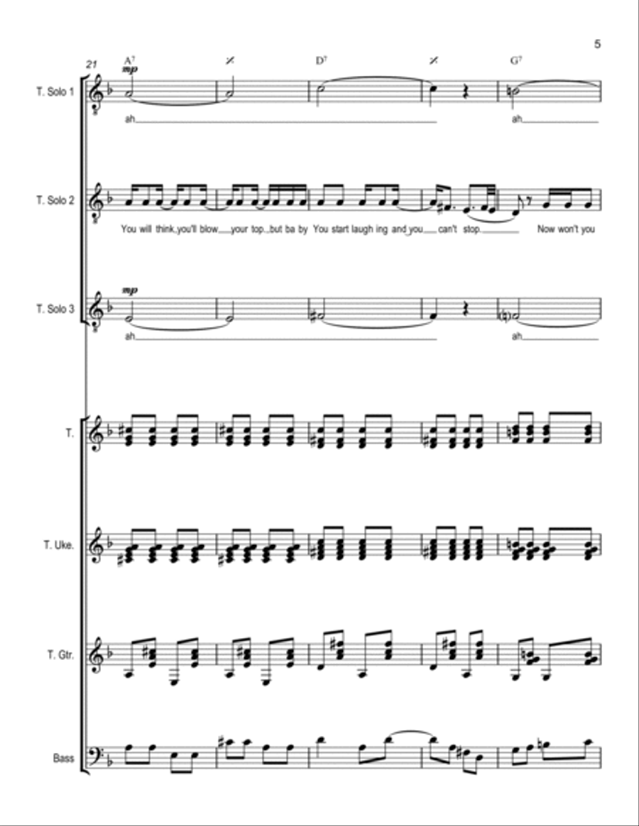 Killin' Jive Killin' Jive Small Ensemble scores gallery preview page 5