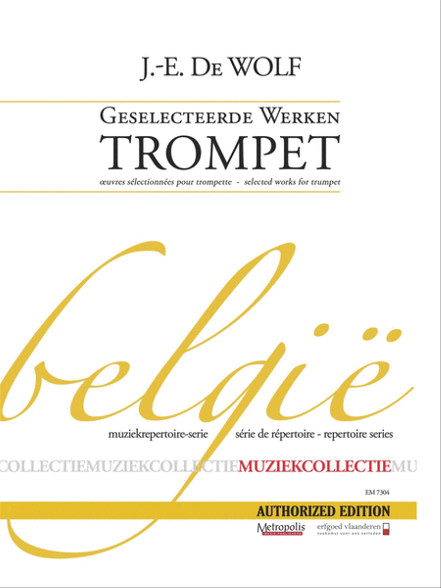 Selected Works for Trumpet and Piano Trumpet Solo scores gallery preview page 1