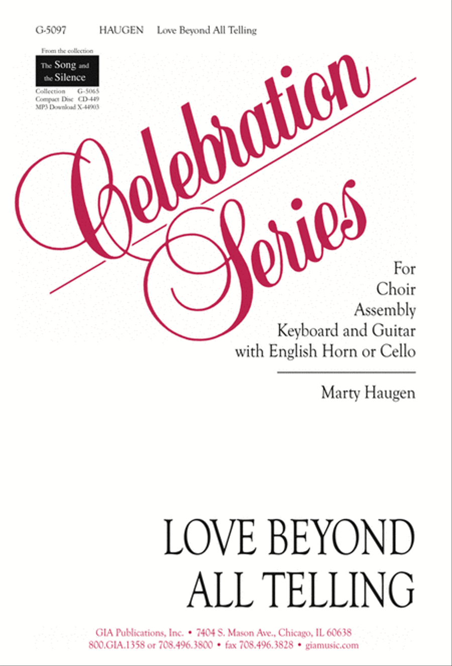 Love beyond All Telling - Instrument edition English Horn scores gallery preview page 1