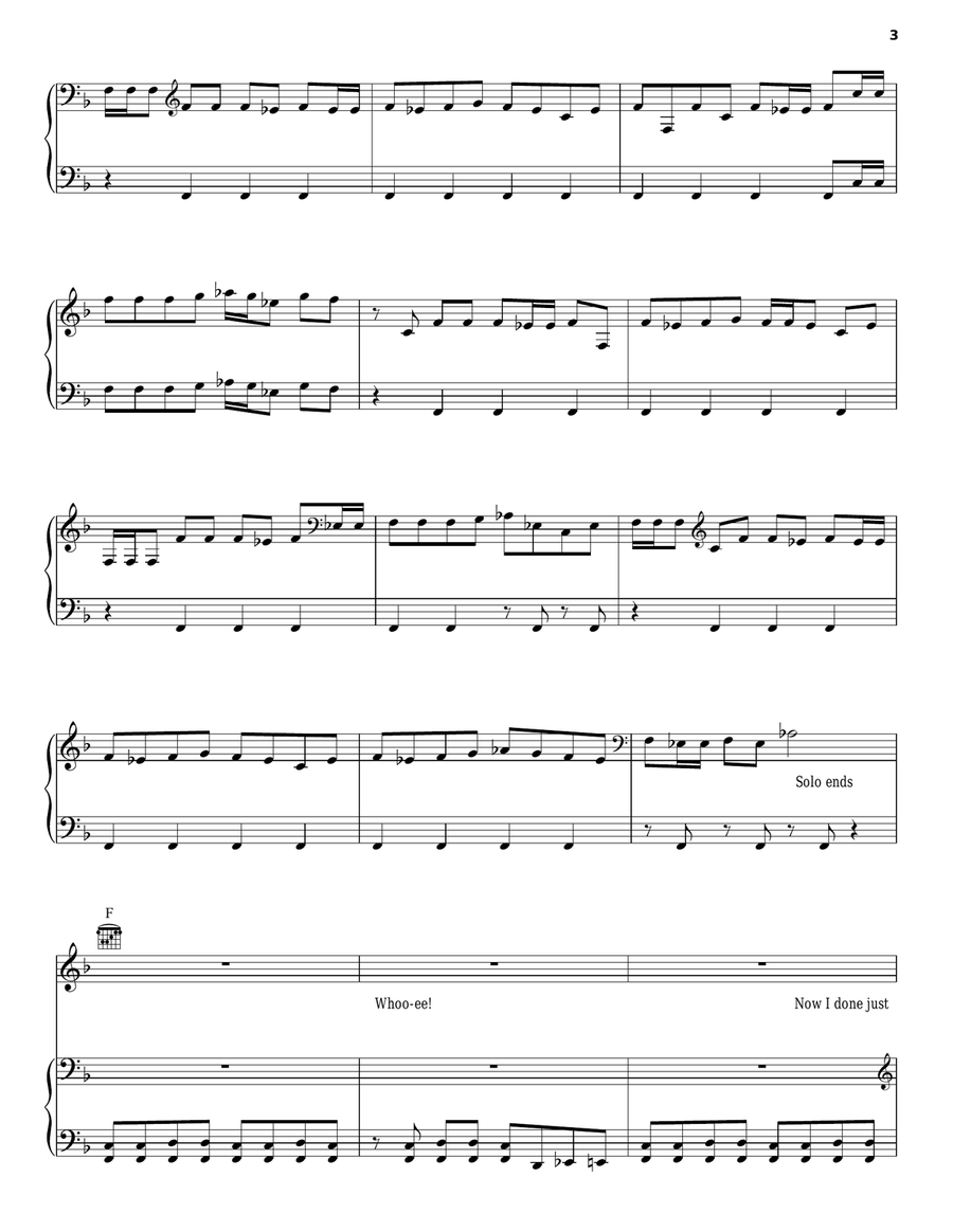 Juicy Wiggle Juicy Wiggle Piano, Vocal, Guitar scores gallery preview page 3