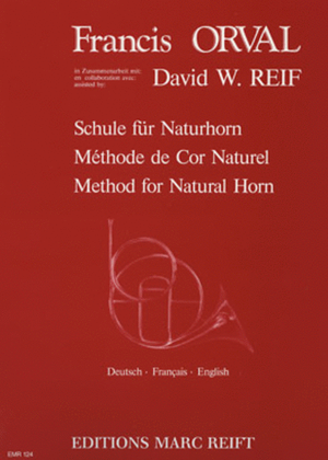 Book cover for Method for Natural Horn