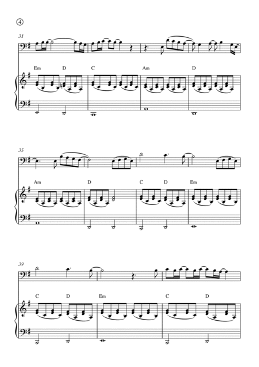 Talking To The Moon Piano scores gallery preview page 4