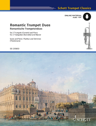Book cover for Romantic Trumpet Duos