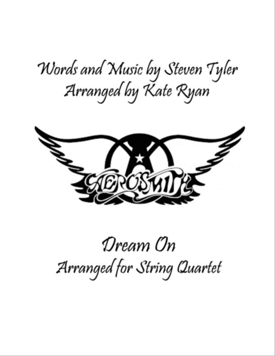Dream On Dream On String Quartet scores gallery preview page 1