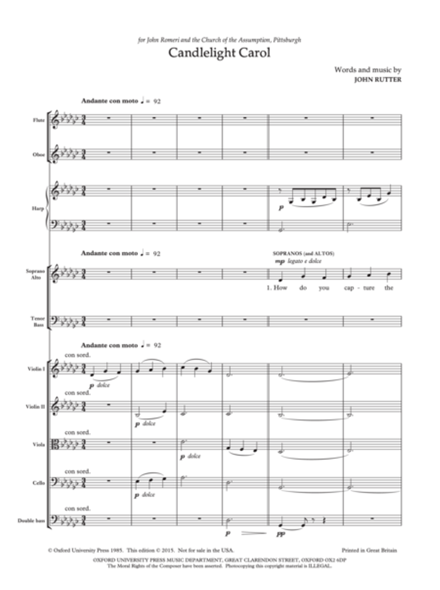 Candlelight Carol Candlelight Carol Choir scores gallery preview page 2