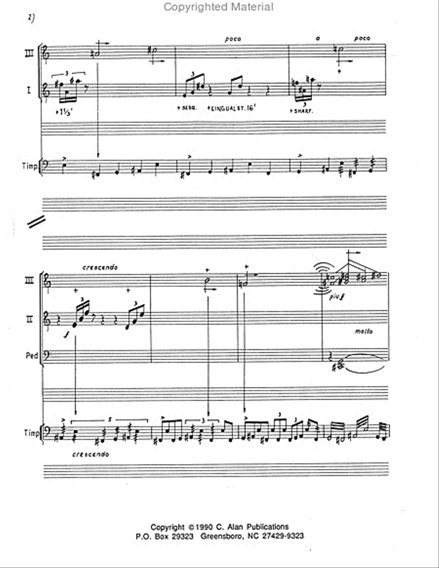 Faults Organ scores gallery preview page 3