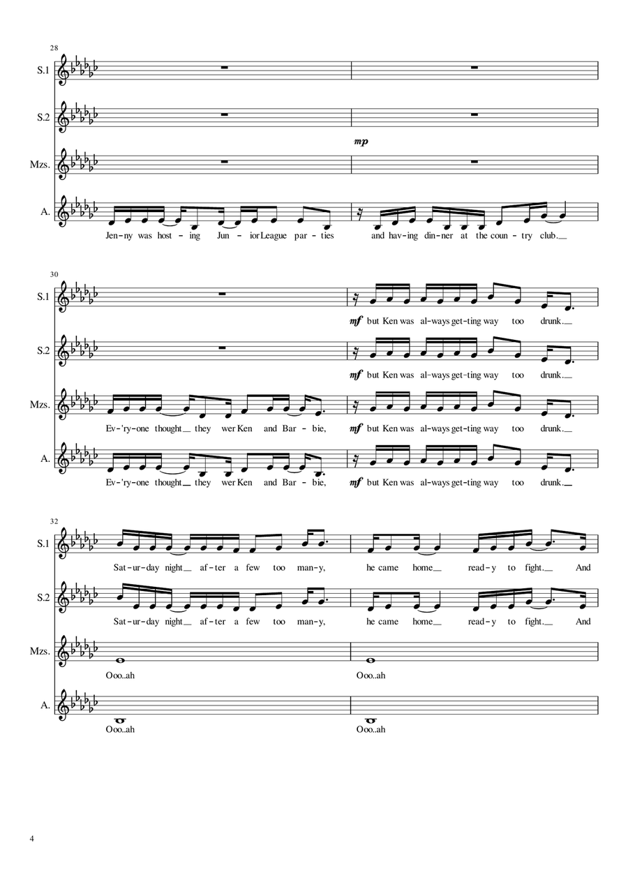 Church Bells SSA scores gallery preview page 4