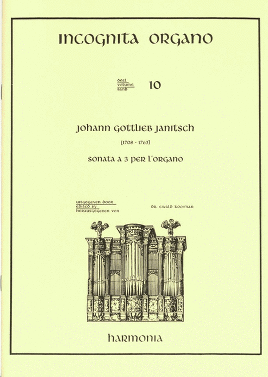 Incognita Organo 10 - Sonata a 3 per l'Organo