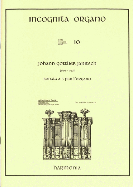 Incognita Organo 10 - Sonata a 3 per l'Organo