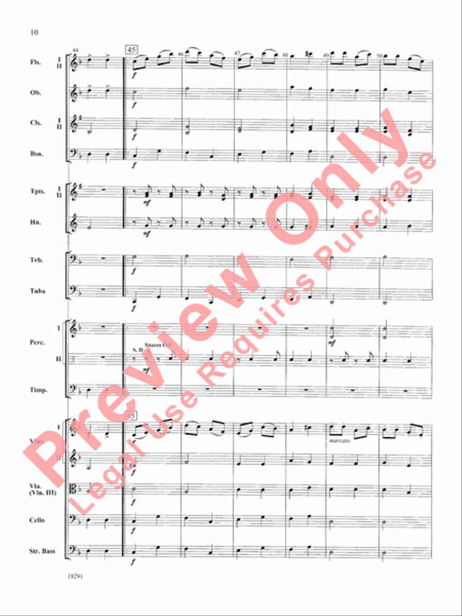 Hungarian Air and Dance Full Orchestra scores gallery preview page 11