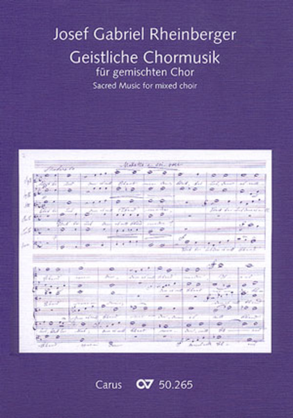 Sacred music for mixed choir