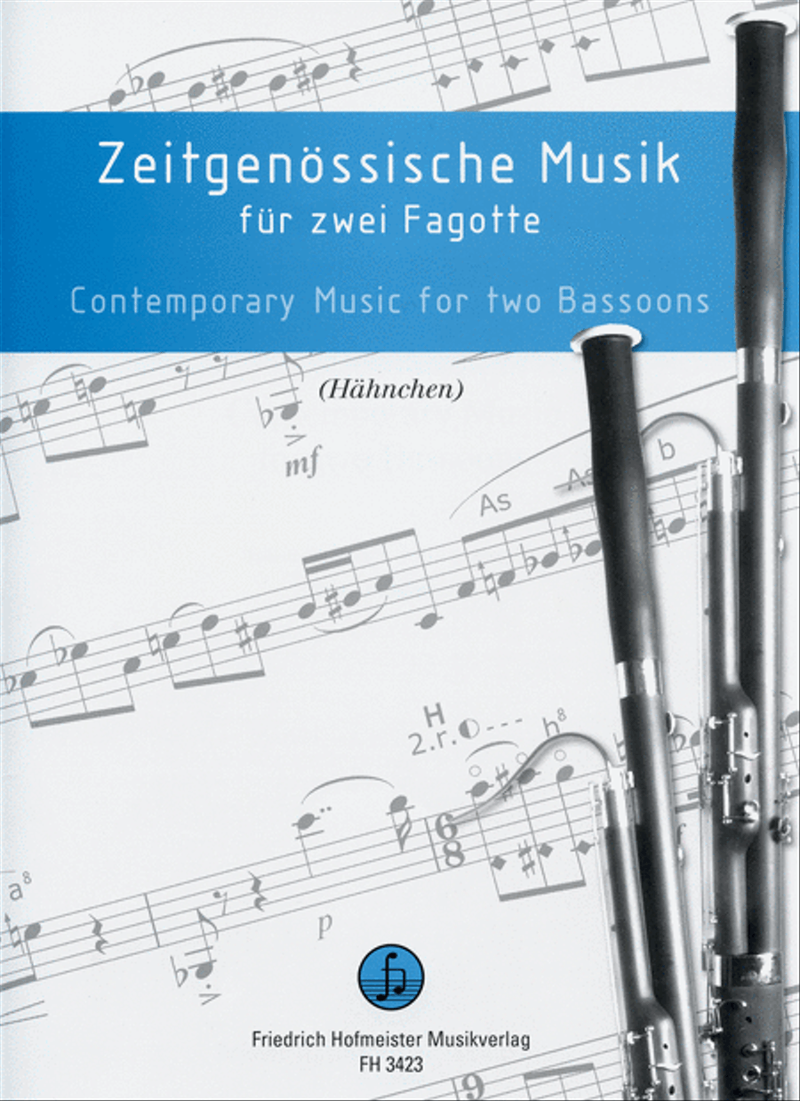 Zeitgenössische Musik für 2 Fagotte Bassoon scores gallery preview page 1