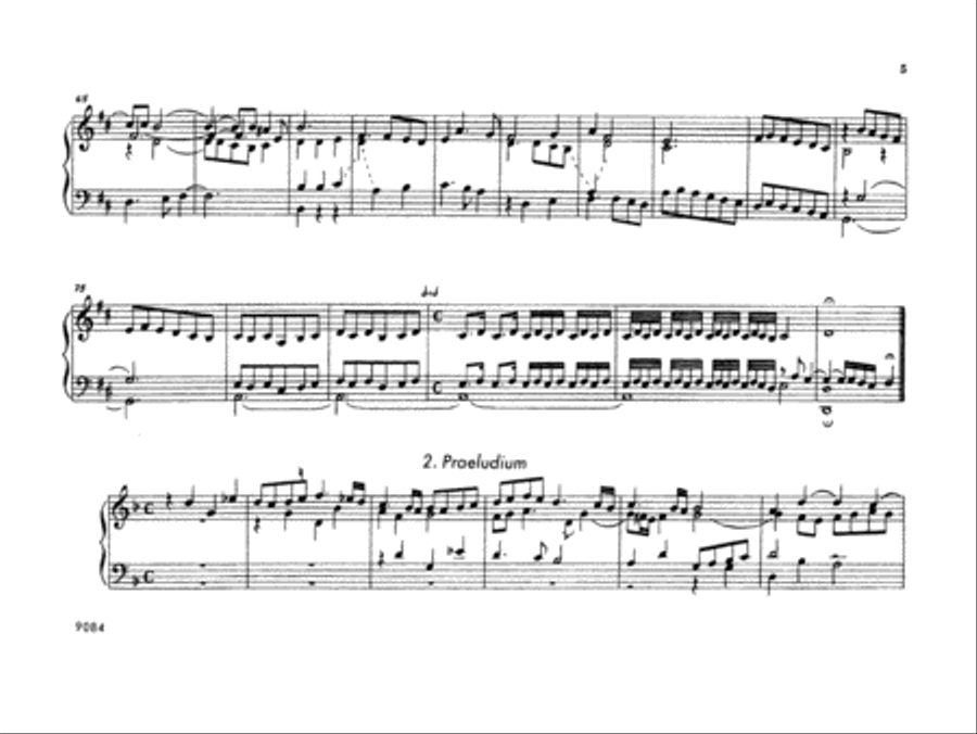 Krieger: Preludes and Fugues Organ scores gallery preview page 1