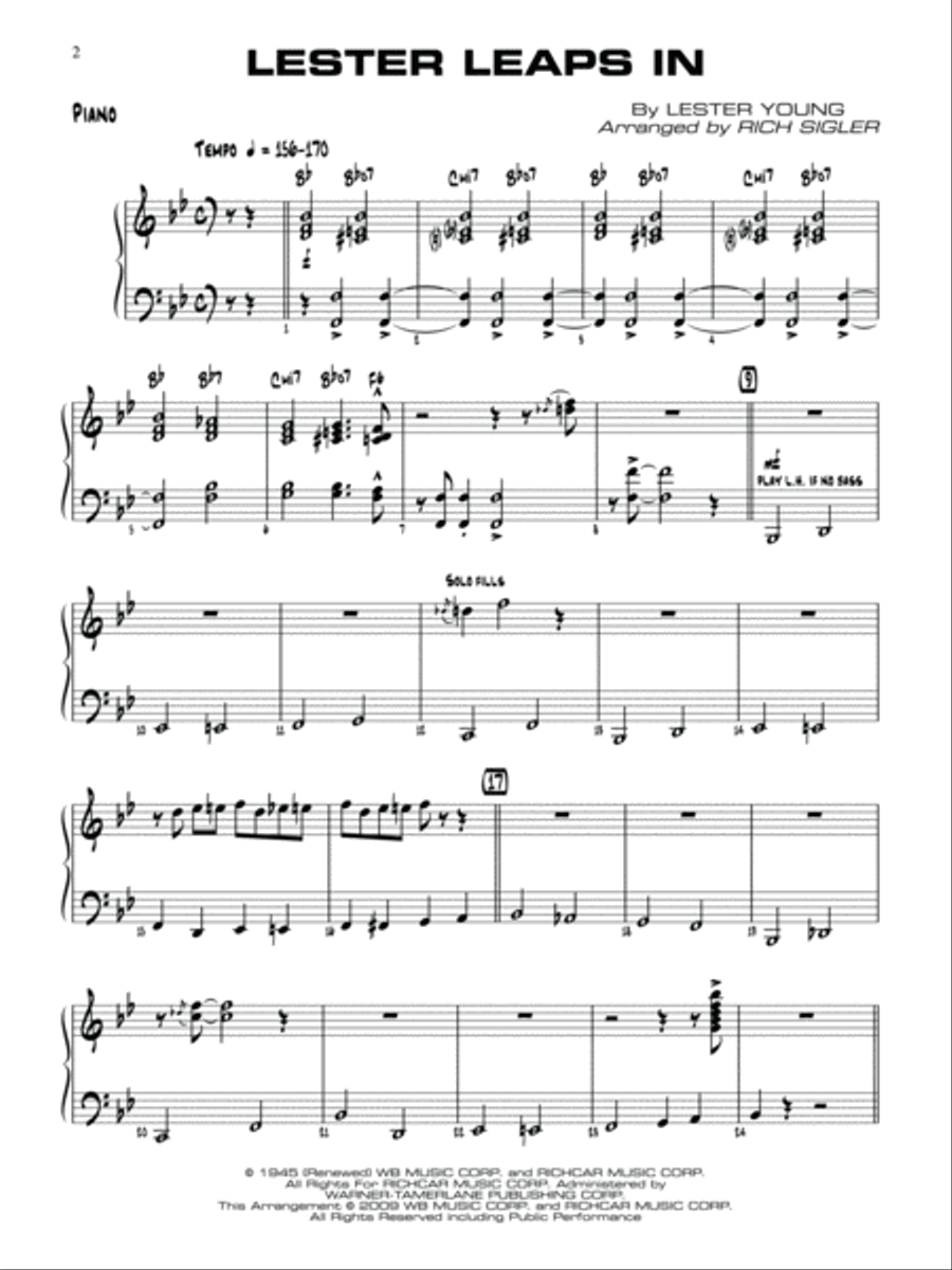 Jazz Band Collection for Jazz Ensemble Jazz Ensemble scores gallery preview page 3