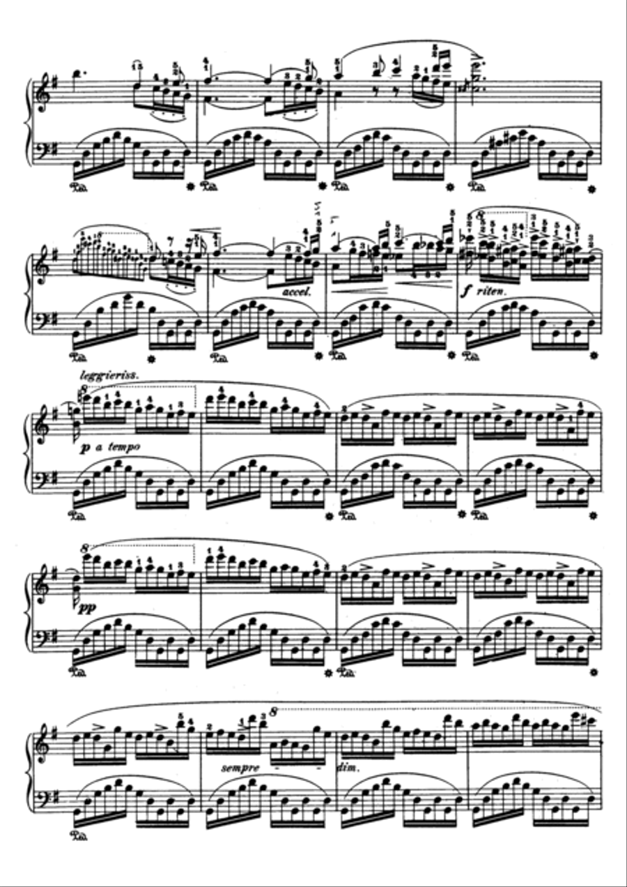 Chopin- Andante Spianato and Grande Polonaise Brillante Op.22 Piano Solo scores gallery preview page 4