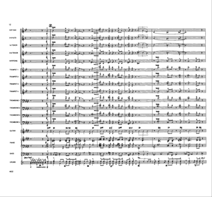 Been Alone Too Long Jazz Ensemble scores gallery preview page 11