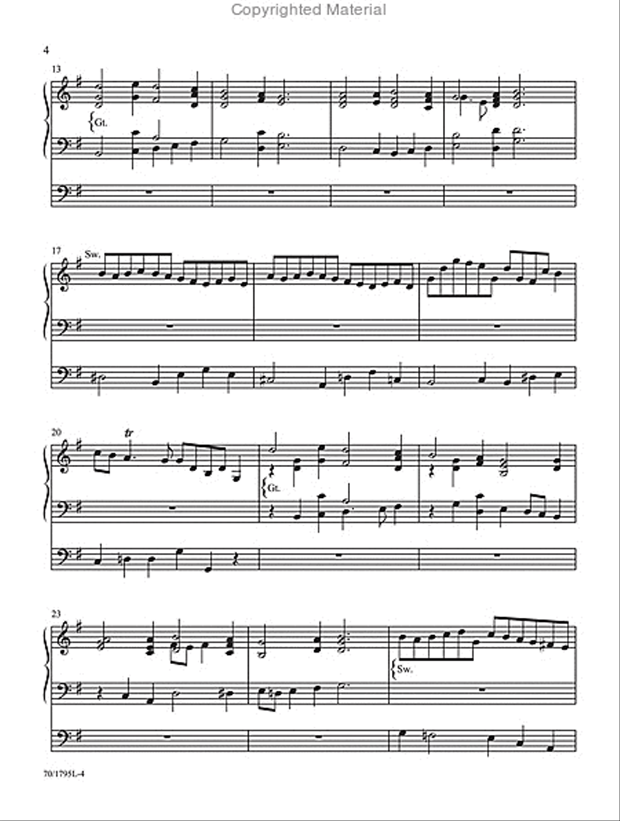 A Garland of Carols A Garland of Carols Organ Solo scores gallery preview page 3