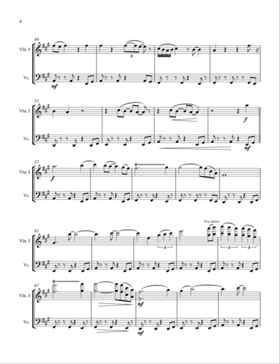 Stand By Me String Duet scores gallery preview page 6