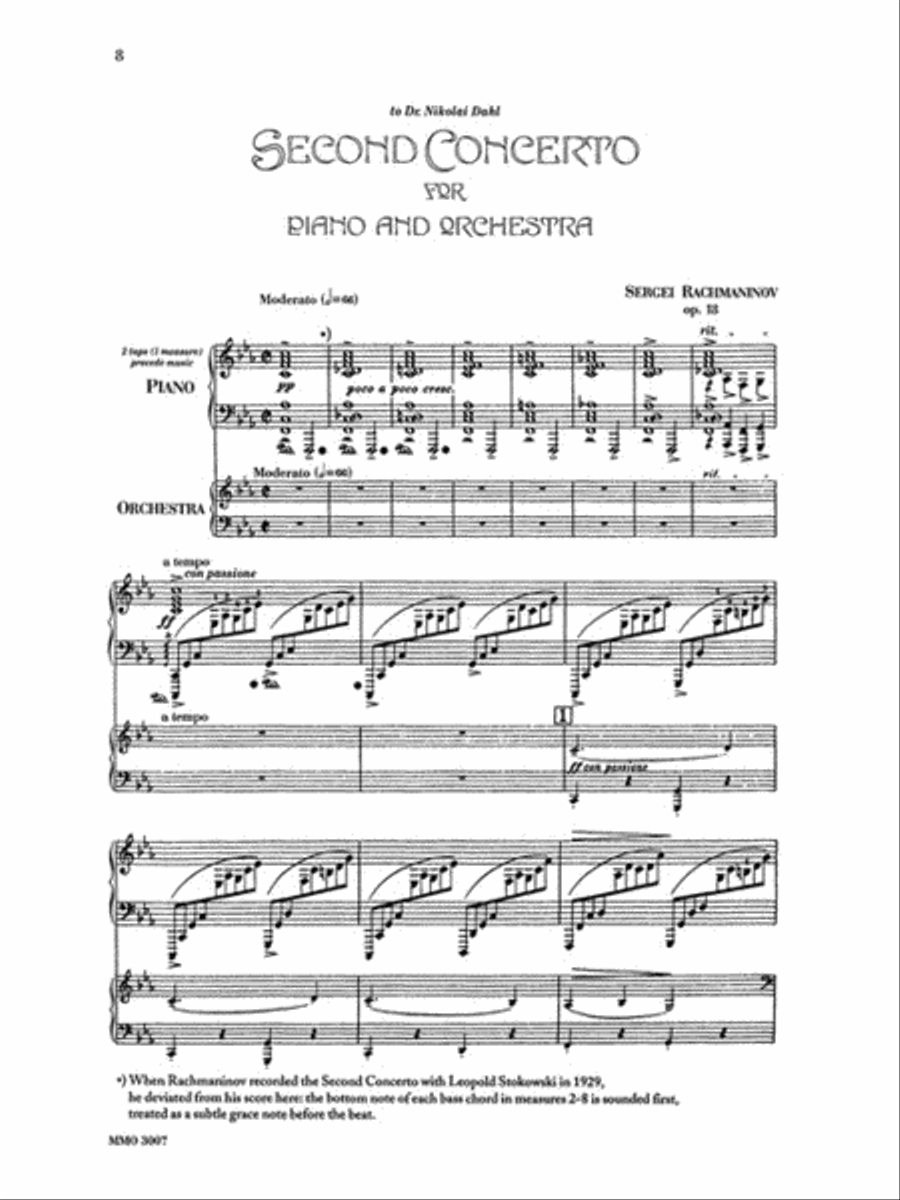 Rachmaninov – Concerto No. 2 in C Minor, Op. 18 Piano Solo scores gallery preview page 3